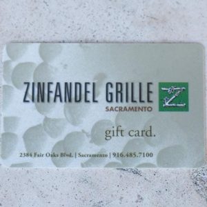 Zinfandel Grille Gift Card